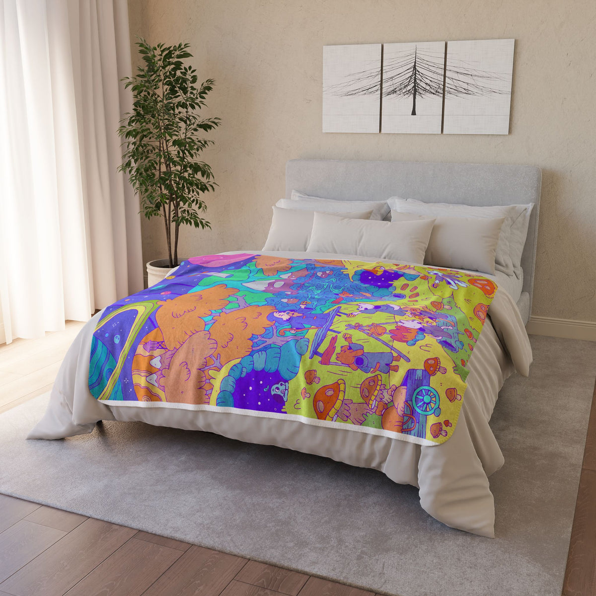 Fleece Sherpa Blanket