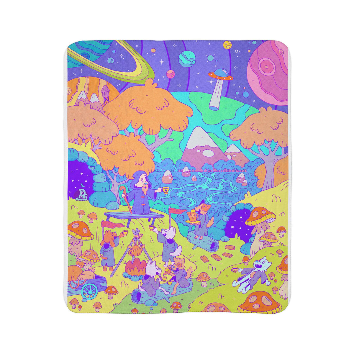 Fleece Sherpa Blanket