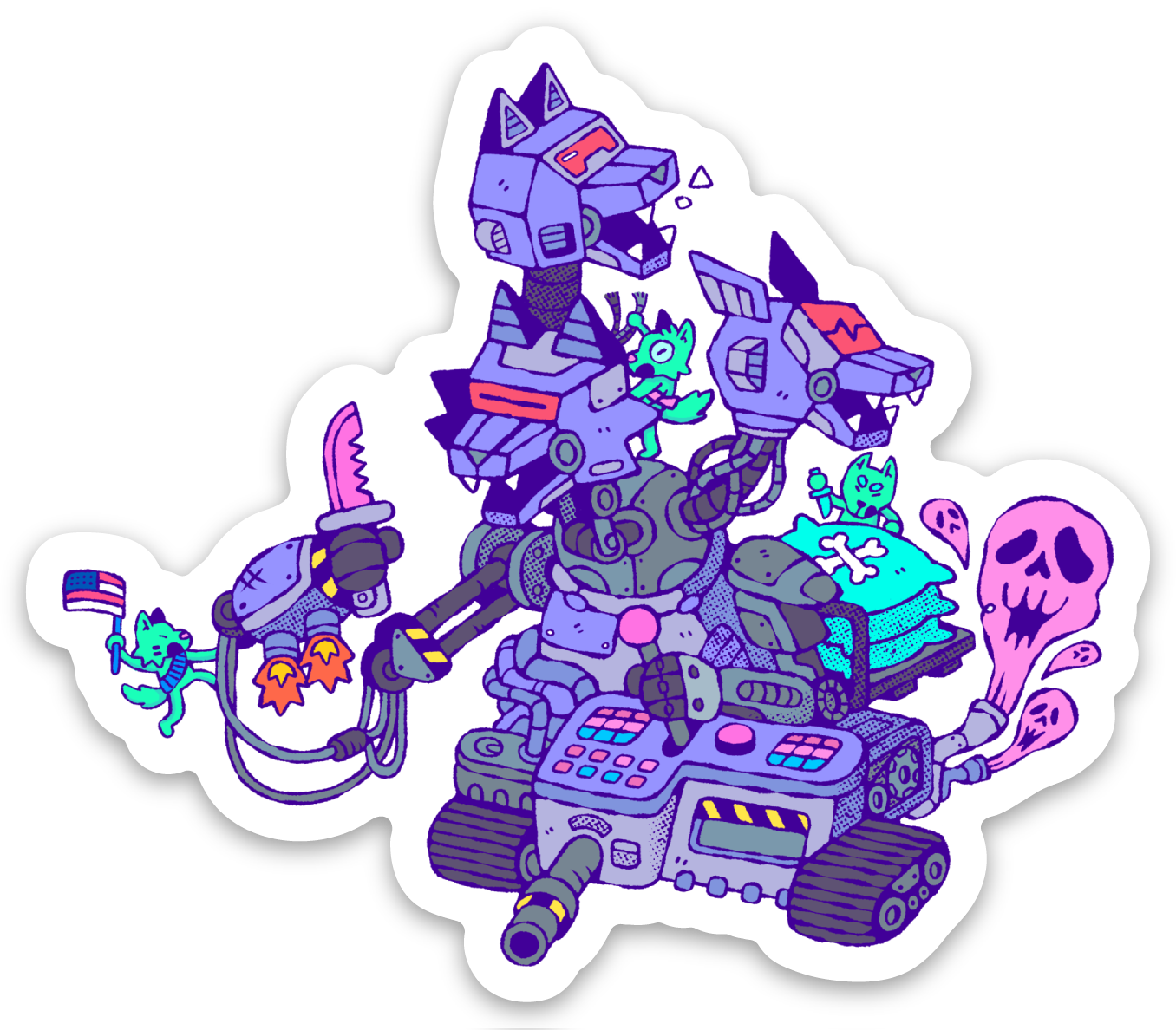 The Big Machine Sticker