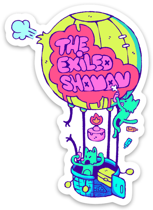 Hot Air Balloon Sticker