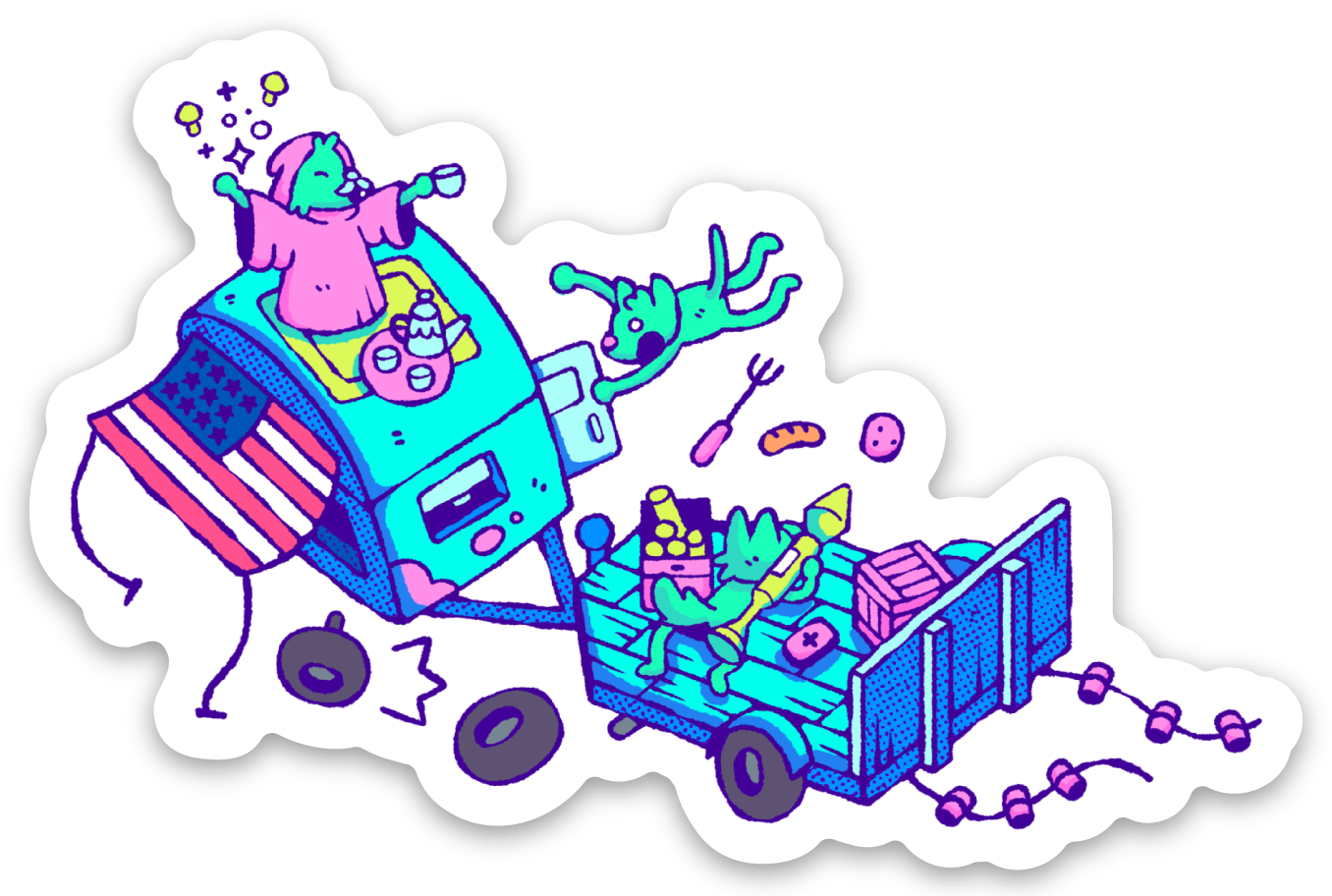 Shaman's Trailer Sticker